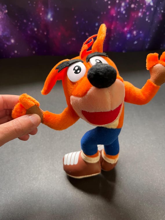 Vintage 1998 Crash Bandicoot 2 Plush - 7