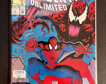 Spiderman Unlimited Maximum Carnage Comic Book #1, VF