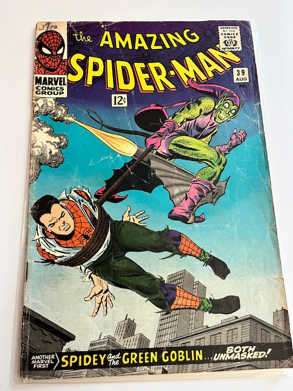 Spider-man #39, 1966, 1st Romita Green Goblin, GD/VG 3.0 - Etsy