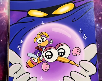 Rayman Poster featuring Mosquito and Mr Dark, 8x10 in