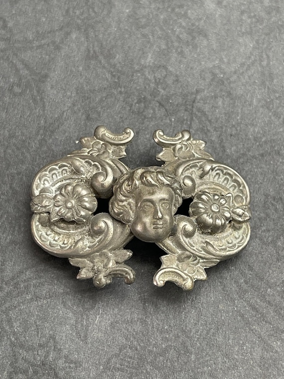 Small Victorian Cherub Buckle