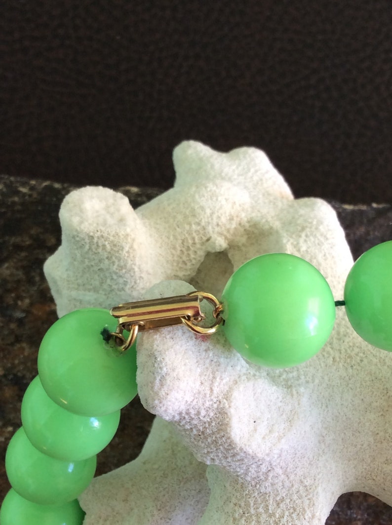 Chunky Lime Choker Bright Green Choker Neon Jewelry Etsy