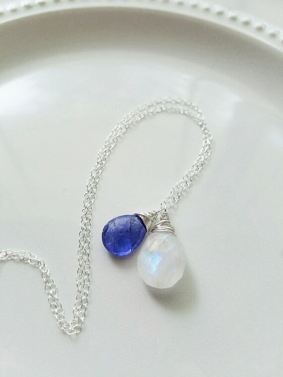 genuine tanzanite necklace