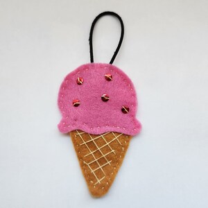 Filz Eistüte Ornament