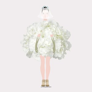 I vestiti di Lola la bambola di carta, abito da sposa, matrimonio, giocattoli di carta, stampabili per bambini, download istantaneo
