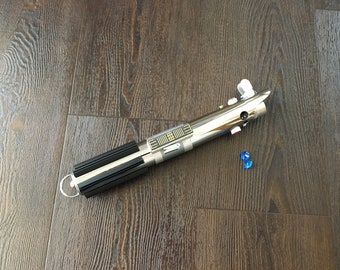 Anakin Lightsaber Prop - Full Metal - With Force Stones