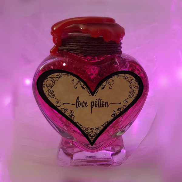 Love Potion decorative bottle, Valentine’s Day tiered tray decor love potion bottle, Pink Valentines decorative bottle, Love Valentine gift