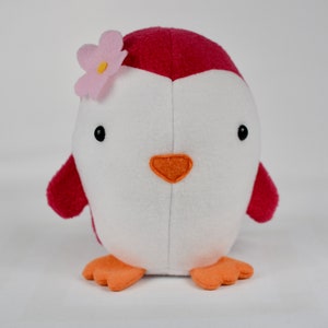 Handmade Penguin Stuffed Animal - Soft Plush Arctic Toy - Cute Winter Animal Gift for Baby Shower, Nursery Decor, or Holiday Present