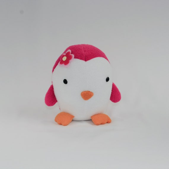 pink stuffed penguin