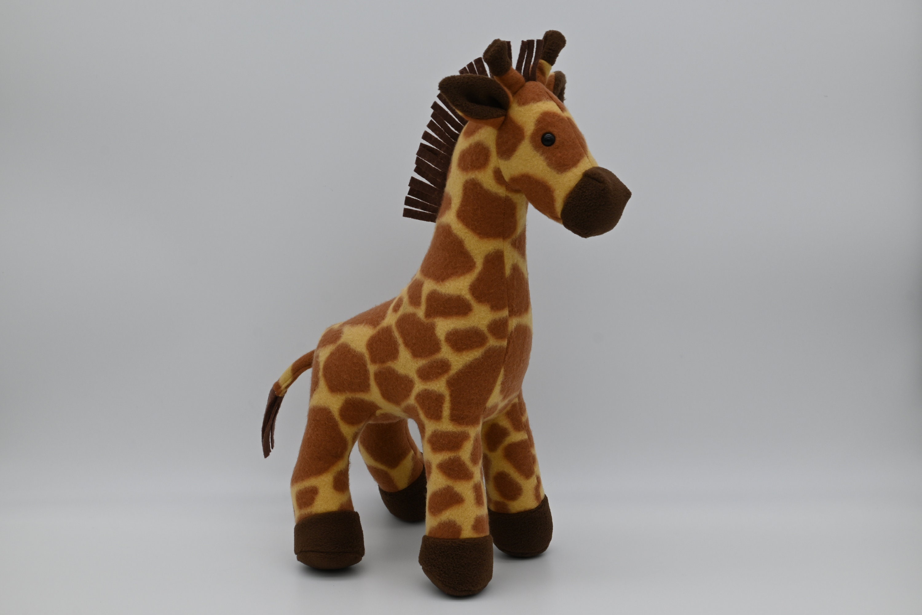 Gray giraffe stuffed animal on sale