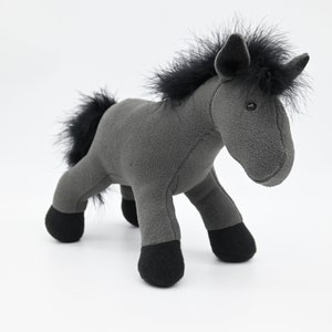 Handmade Horse Stuffed Animal - Soft Plush Farm Toy - Cute Pony Gift for Baby Shower, Nursery Decor, Kids Birthday or Toddler Gift