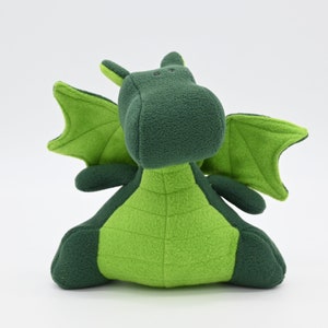Handmade Dragon Stuffed Animal - Soft Plush Fantasy Toy - Cute Mythical Creature Gift for Kids, Nursery Decor, Baby Shower or Birthday