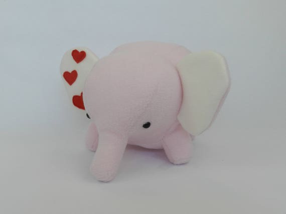 pink elephant stuffed animal