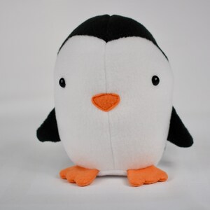Handmade Penguin Stuffed Animal - Soft Plush Arctic Toy - Cute Winter Animal Gift for Baby Shower, Nursery Decor, or Holiday Present