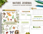 Charlotte Mason Nature Study, Nature Journal for Kids, Charlotte Mason Homeschool Printable, Nature Study for Kids, Nature Journal Printable