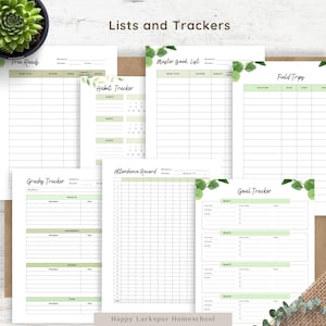 Charlotte Mason Homeschool Planner, Undated Homeschool Planner ...