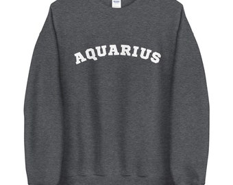 Aquarius sweatshirt - Aquarius sweater - Aquarius jumper