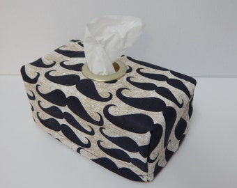 Lovely Gift Silver Metallic Mini Chevron Tissue Box Cover With Circle Opening