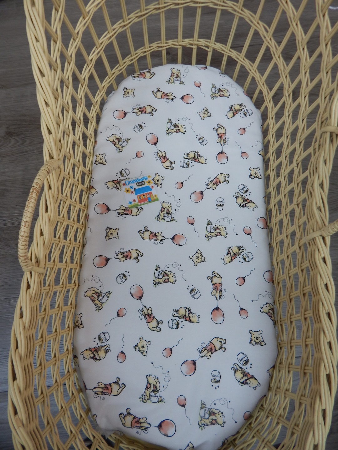 Fitted Sheet Winnie the Pooh Hunny Pots 100 Pure Cotton Etsy