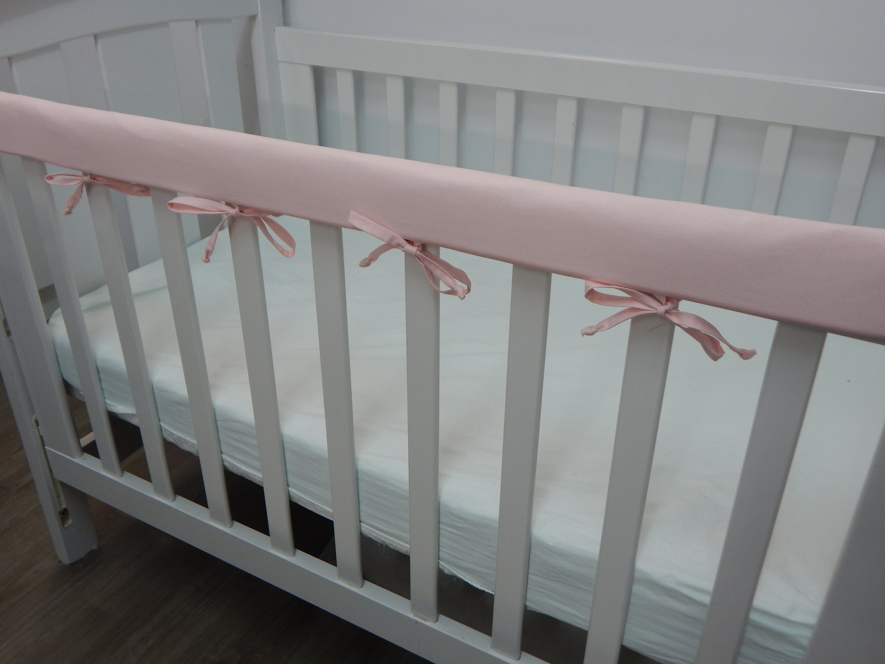 Pink crib rail cover 2025