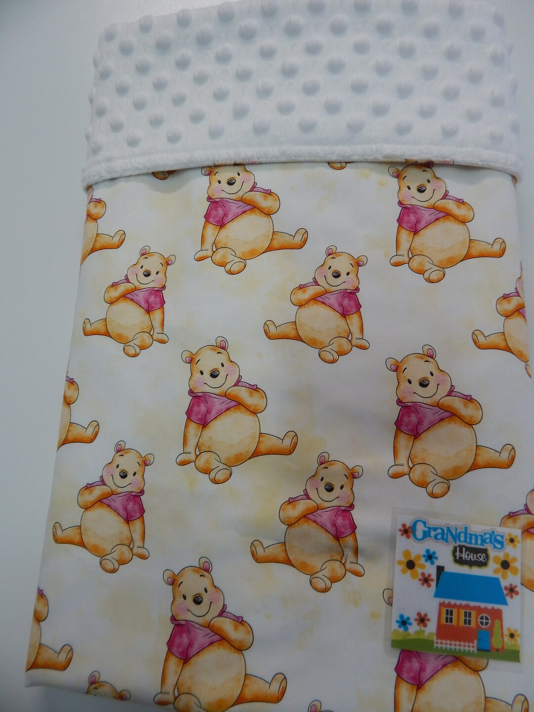 Winnie the Pooh Blanket just Pooh Crib Etsy Australia