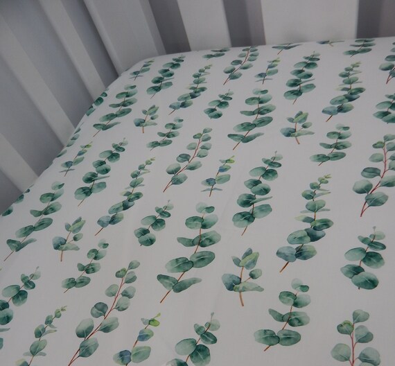 green leaf cot sheets
