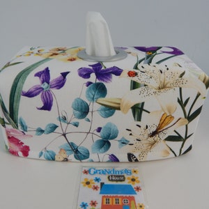 Tissue Box Cover Spring Delight With Circle Opening -Lovely Gift Idea