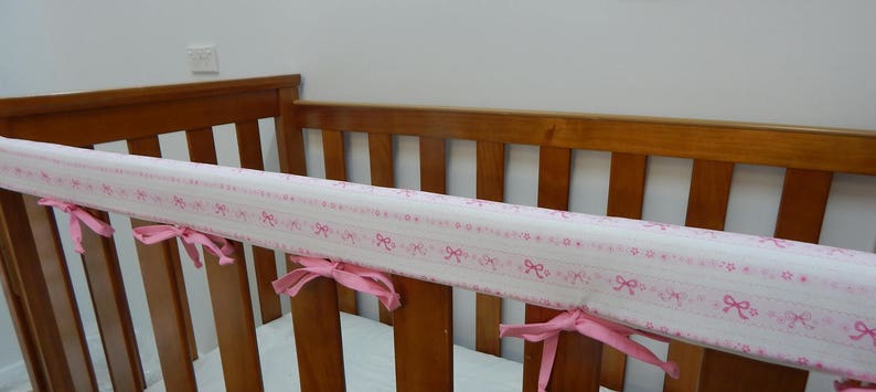Rail De Lit Lit Bebe Housse De Dentition Pad Tissu 100 Coton Etsy