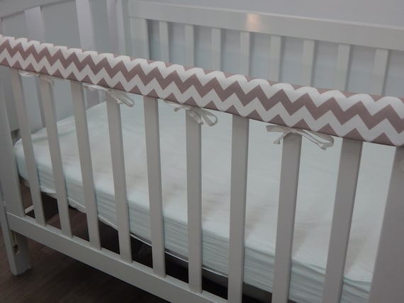 Grey crib rail cover hotsell