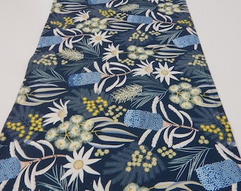 Table Runner Moonlit Natives Lightweight Canvas 150cm x 35cm