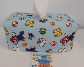 Super Mario Tissue Box Cover With Circle Opening -Lovely Gift Idea