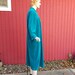 Vintage Velour Turquoise Robe by Cabernet Petites Embroidered Soft ...