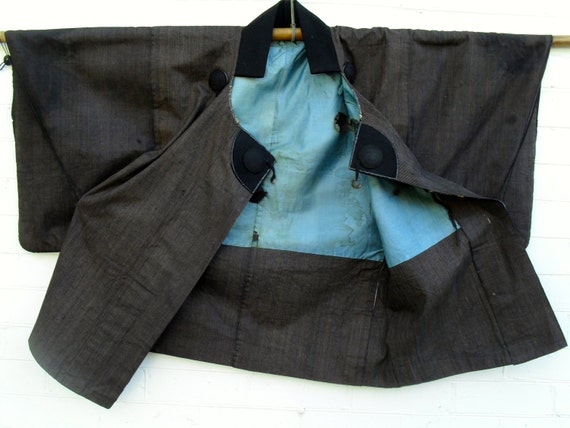 Japanese "Dochugi" ..Travelling Coat (Edo Period)… - image 1