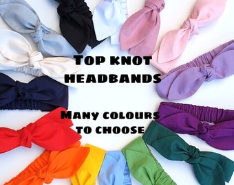 plain baby headbands to decorate