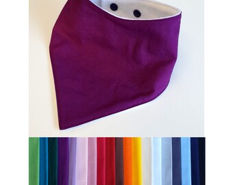 plain bandana bibs