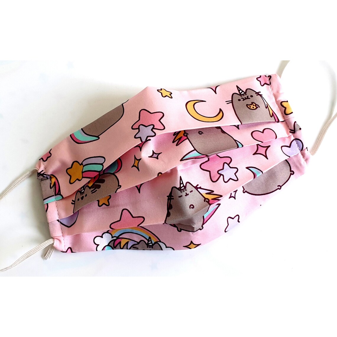 Kids Fabric Mask Girls Face Mask Pusheen Washable Mask Etsy