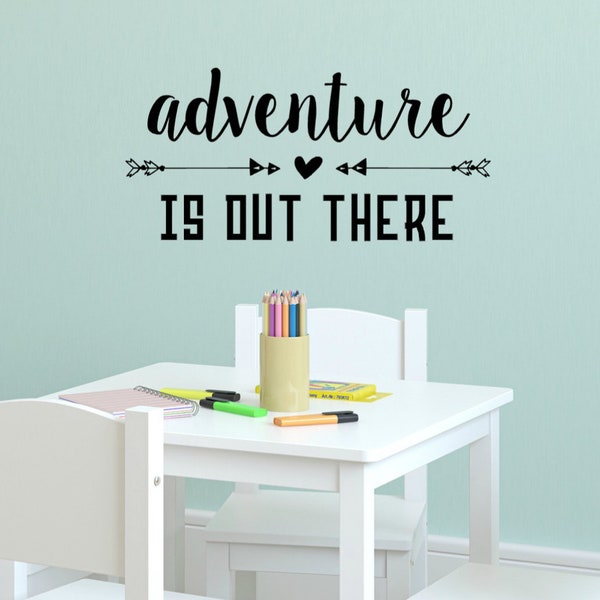Classroom Decoration - Gift for Teacher - Adventure is Out There - Kids Wall Decal - School Wall Decal - Classroom Decor Preschool - Vinyl