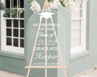 2024 High School Graduation Sign - DECAL STICKER - College Graduation Sign - 2024 Decoration - Graduation Party Sign - High School - College