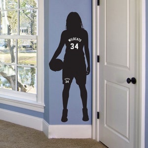 Girls Basketball Gifts, Personalized Basketball Decor, Basketball Room Decor, Girls Basketball Wall Art, Basketball Bedroom Decor image 1