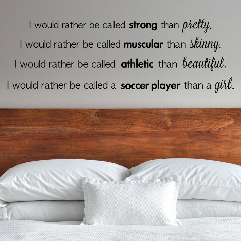 Soccer Quote Decal Soccer Decal Soccer Wall Decal Etsy