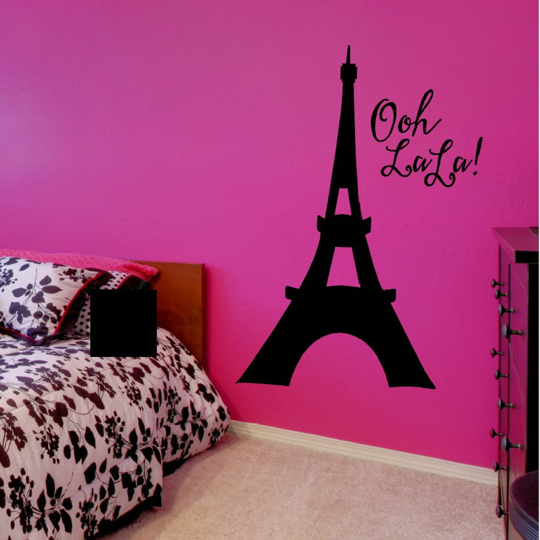 Eiffel Tower Decal Eiffel Tower Wall Decal Eiffel Tower Sticker Eiffel