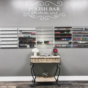 Beauty Salon Decor-Nail Salon Wall Art-Spa Decor-Beauty Salon Decal-Nail Salon Decor - Salon Interior Design - Vinyl Lettering image 3