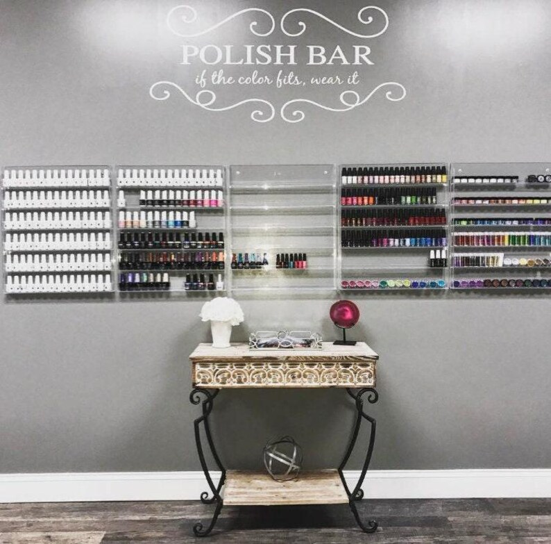Beauty Salon Decor-Nail Salon Wall Art-Spa Decor-Beauty Salon Decal-Nail Salon Decor - Salon Interior Design - Vinyl Lettering image 3