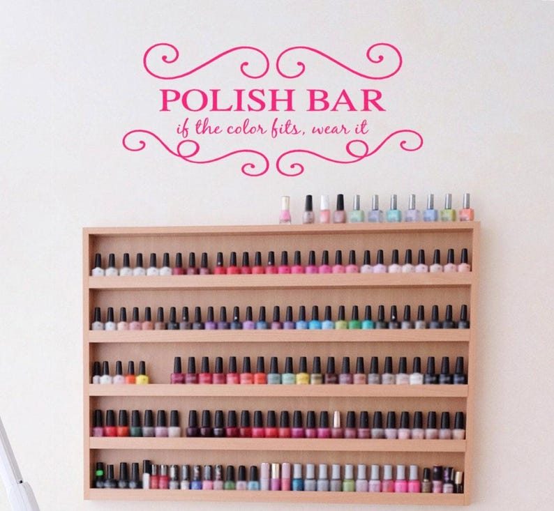 Beauty Salon Decor-Nail Salon Wall Art-Spa Decor-Beauty Salon Decal-Nail Salon Decor - Salon Interior Design - Vinyl Lettering image 1