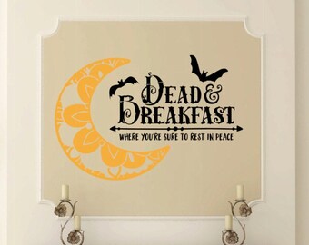 Spooky Halloween Decorations - Unique Halloween Decorations - Large Halloween Decorations - Halloween Party Decorations - Vinyl Lettering