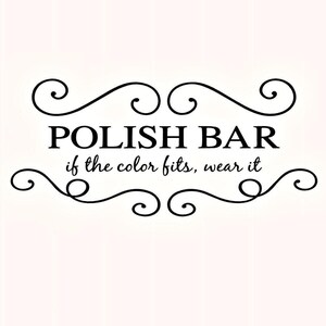 Beauty Salon Decor-Nail Salon Wall Art-Spa Decor-Beauty Salon Decal-Nail Salon Decor - Salon Interior Design - Vinyl Lettering image 2