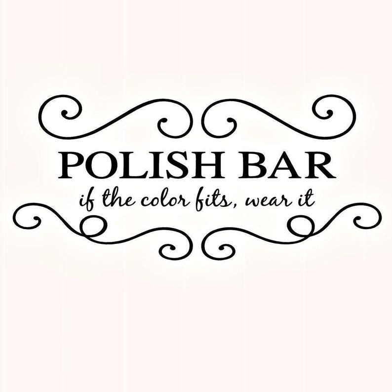 Beauty Salon Decor-Nail Salon Wall Art-Spa Decor-Beauty Salon Decal-Nail Salon Decor - Salon Interior Design - Vinyl Lettering image 2