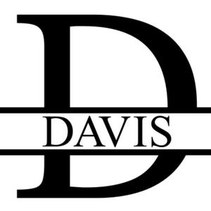 Personalized Cornhole Board Decal, Custom Monogram Name Design, Wedding Party Game Decor, Vinyl Lettering