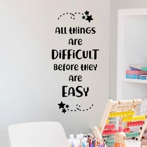 Teacher Classroom Decor Preschool - New Teacher Gift - Classroom Sign - Elementary School Decor - Wall Decals KIds - Classroom Supplies