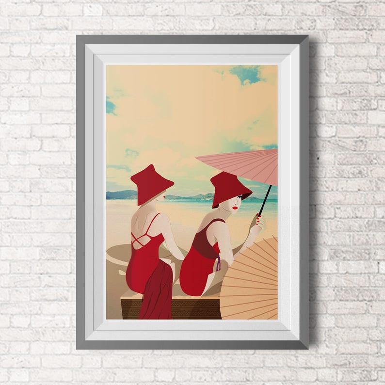 French Fashion Illustration Prints Online Art Prints Etsy